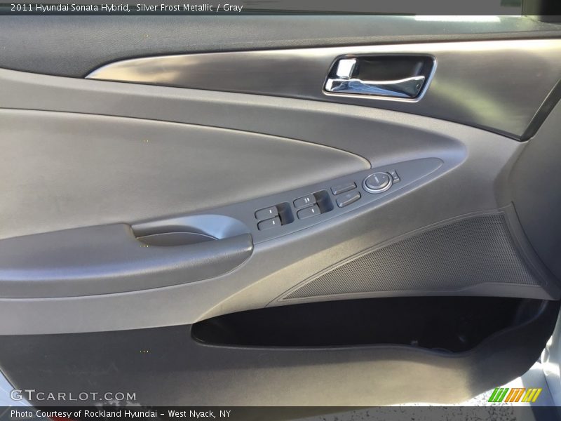 Silver Frost Metallic / Gray 2011 Hyundai Sonata Hybrid
