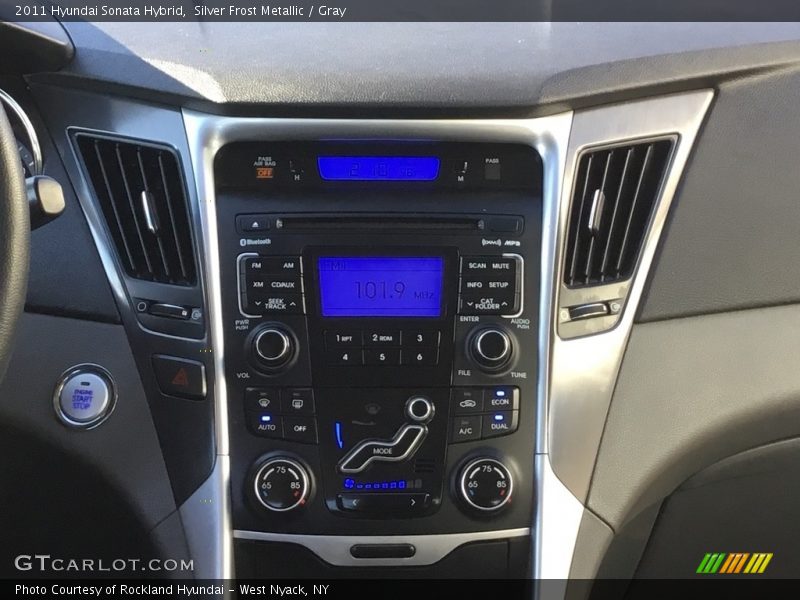 Silver Frost Metallic / Gray 2011 Hyundai Sonata Hybrid