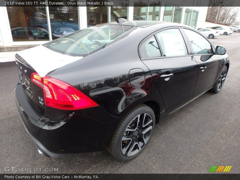 Onyx Black Metallic / Black 2018 Volvo S60 T5 AWD Dynamic