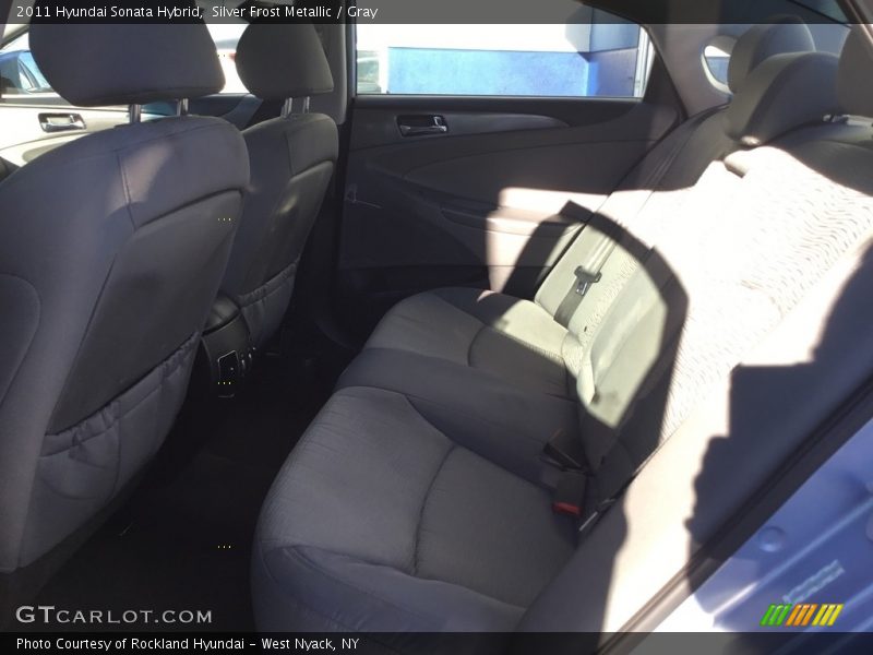 Silver Frost Metallic / Gray 2011 Hyundai Sonata Hybrid