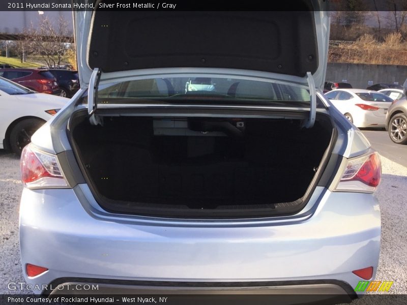 Silver Frost Metallic / Gray 2011 Hyundai Sonata Hybrid