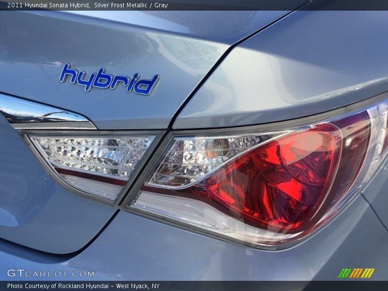Silver Frost Metallic / Gray 2011 Hyundai Sonata Hybrid