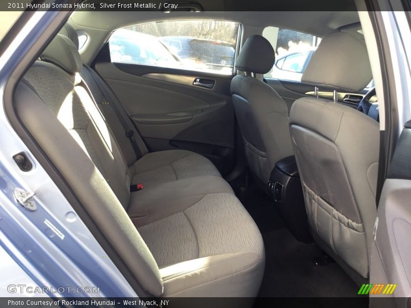 Silver Frost Metallic / Gray 2011 Hyundai Sonata Hybrid