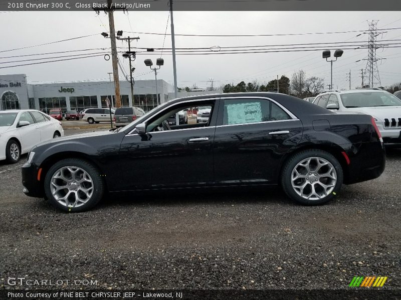 Gloss Black / Indigo/Linen 2018 Chrysler 300 C