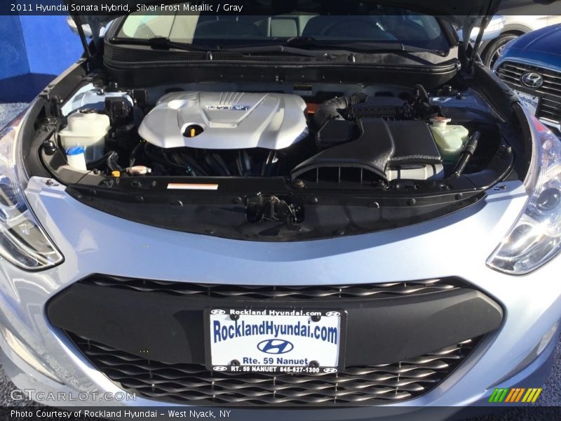 Silver Frost Metallic / Gray 2011 Hyundai Sonata Hybrid
