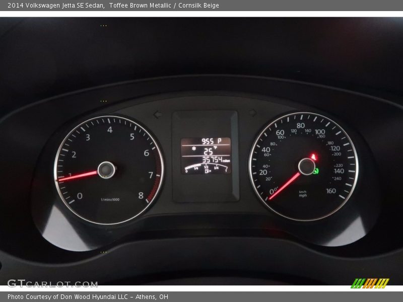 Toffee Brown Metallic / Cornsilk Beige 2014 Volkswagen Jetta SE Sedan