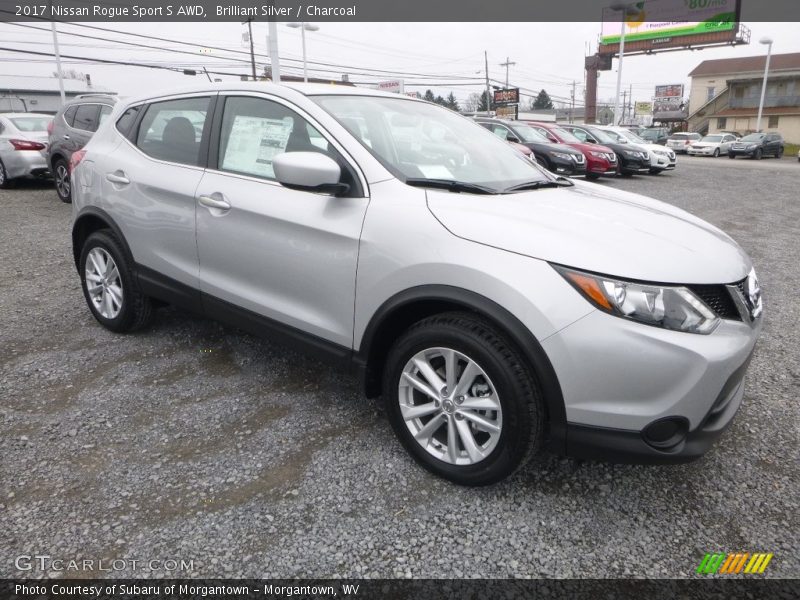 Brilliant Silver / Charcoal 2017 Nissan Rogue Sport S AWD