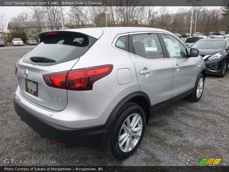 Brilliant Silver / Charcoal 2017 Nissan Rogue Sport S AWD