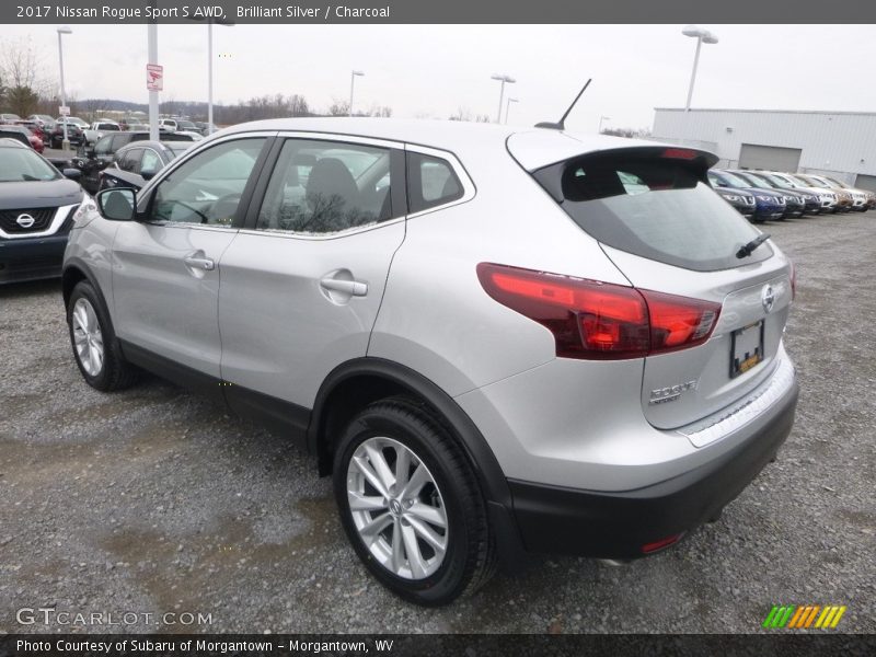 Brilliant Silver / Charcoal 2017 Nissan Rogue Sport S AWD