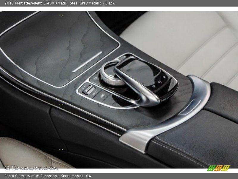 Steel Grey Metallic / Black 2015 Mercedes-Benz C 400 4Matic
