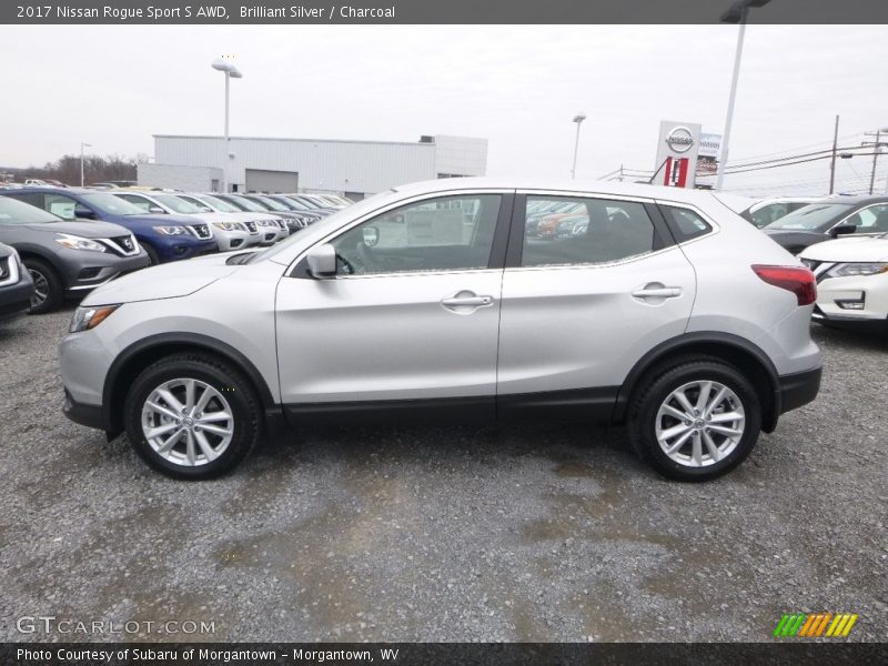 Brilliant Silver / Charcoal 2017 Nissan Rogue Sport S AWD