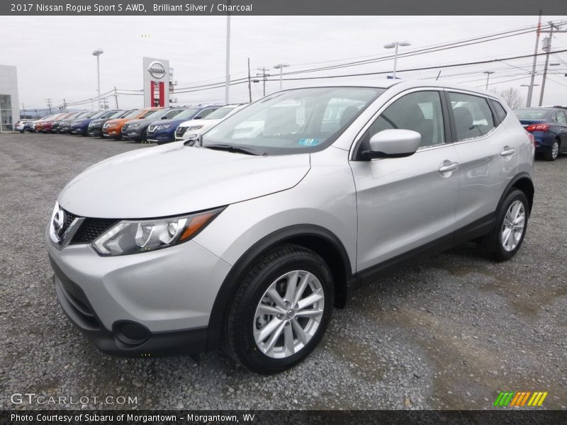 Brilliant Silver / Charcoal 2017 Nissan Rogue Sport S AWD