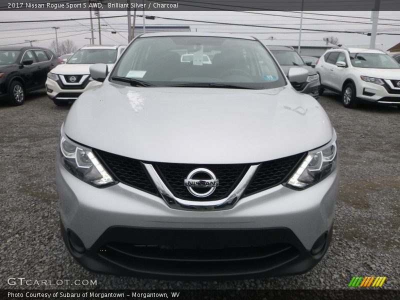 Brilliant Silver / Charcoal 2017 Nissan Rogue Sport S AWD
