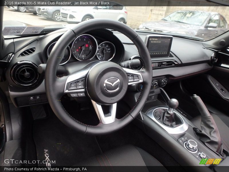 Dashboard of 2016 MX-5 Miata Club Roadster