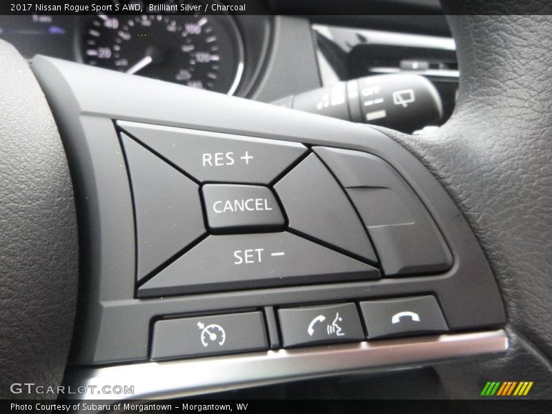 Brilliant Silver / Charcoal 2017 Nissan Rogue Sport S AWD
