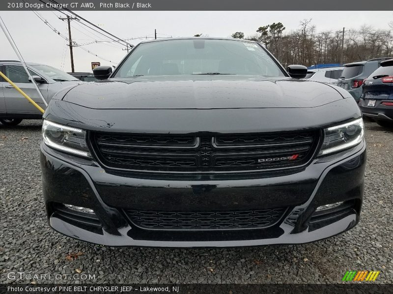 Pitch Black / Black 2018 Dodge Charger GT AWD