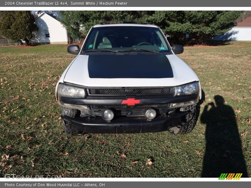 Summit White / Medium Pewter 2004 Chevrolet TrailBlazer LS 4x4