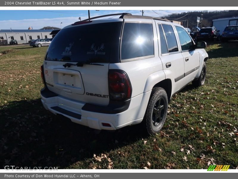 Summit White / Medium Pewter 2004 Chevrolet TrailBlazer LS 4x4