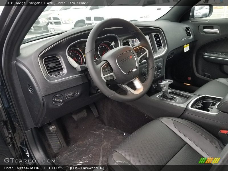 Pitch Black / Black 2018 Dodge Charger GT AWD