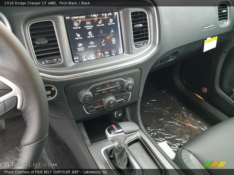 Pitch Black / Black 2018 Dodge Charger GT AWD