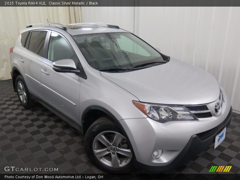 Classic Silver Metallic / Black 2015 Toyota RAV4 XLE