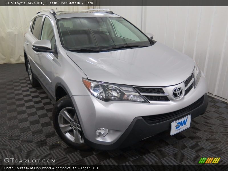 Classic Silver Metallic / Black 2015 Toyota RAV4 XLE