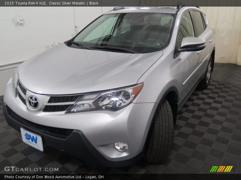 Classic Silver Metallic / Black 2015 Toyota RAV4 XLE