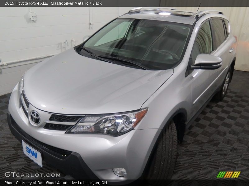 Classic Silver Metallic / Black 2015 Toyota RAV4 XLE