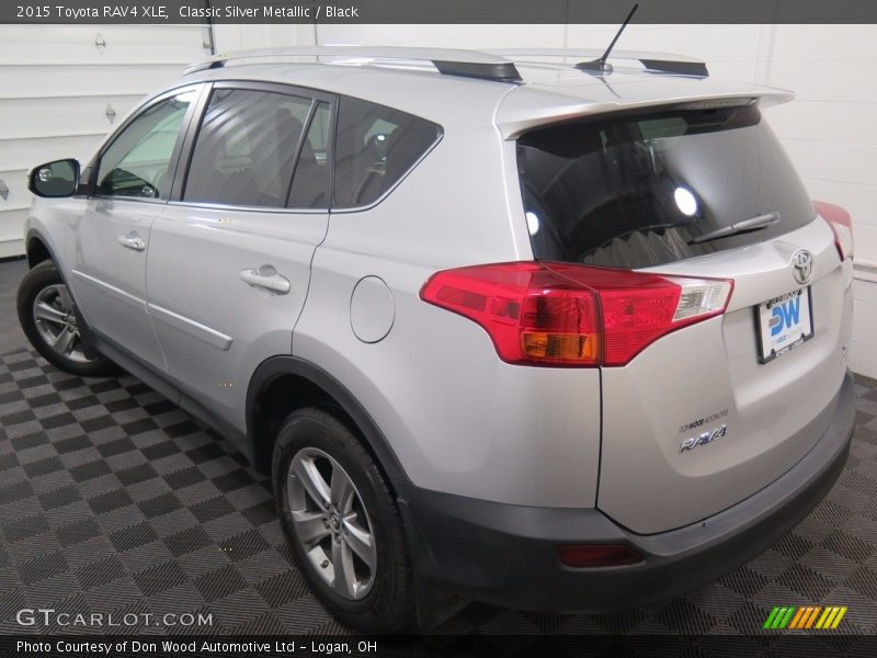 Classic Silver Metallic / Black 2015 Toyota RAV4 XLE