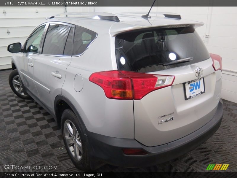 Classic Silver Metallic / Black 2015 Toyota RAV4 XLE