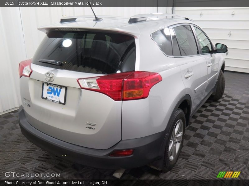 Classic Silver Metallic / Black 2015 Toyota RAV4 XLE