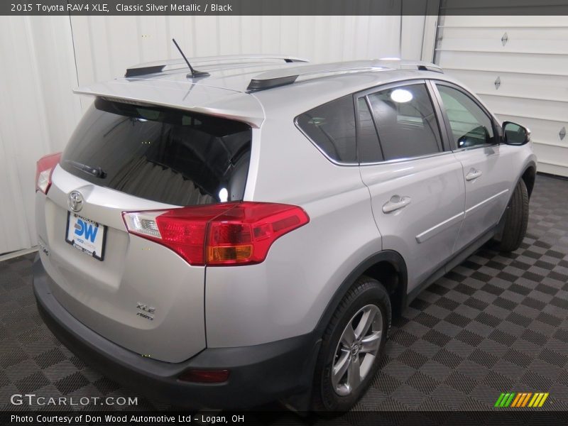 Classic Silver Metallic / Black 2015 Toyota RAV4 XLE