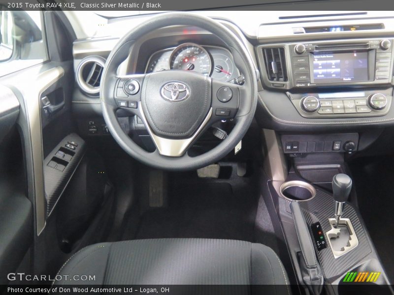 Classic Silver Metallic / Black 2015 Toyota RAV4 XLE
