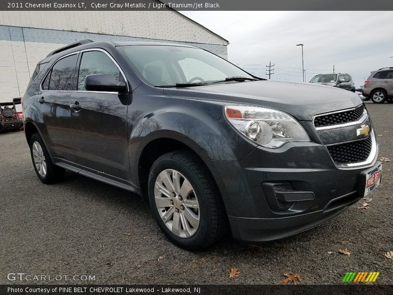 Cyber Gray Metallic / Light Titanium/Jet Black 2011 Chevrolet Equinox LT
