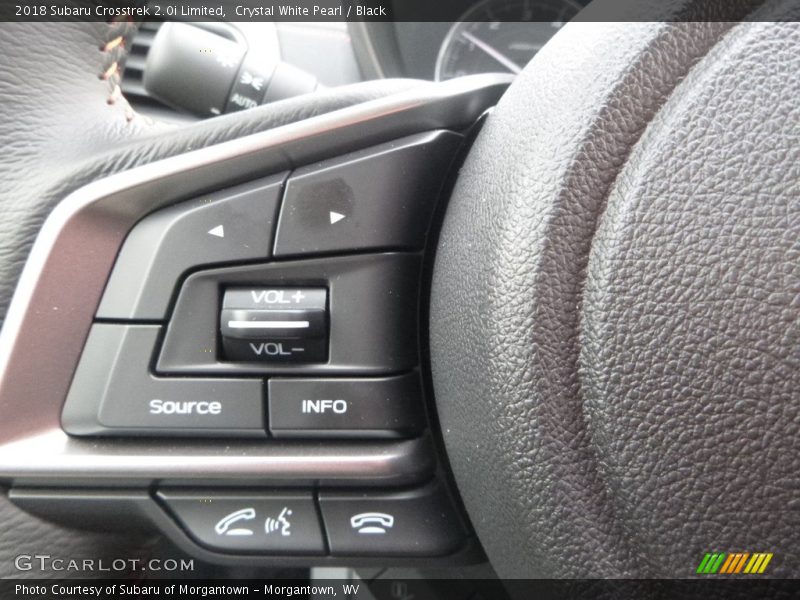 Crystal White Pearl / Black 2018 Subaru Crosstrek 2.0i Limited