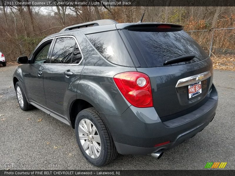 Cyber Gray Metallic / Light Titanium/Jet Black 2011 Chevrolet Equinox LT
