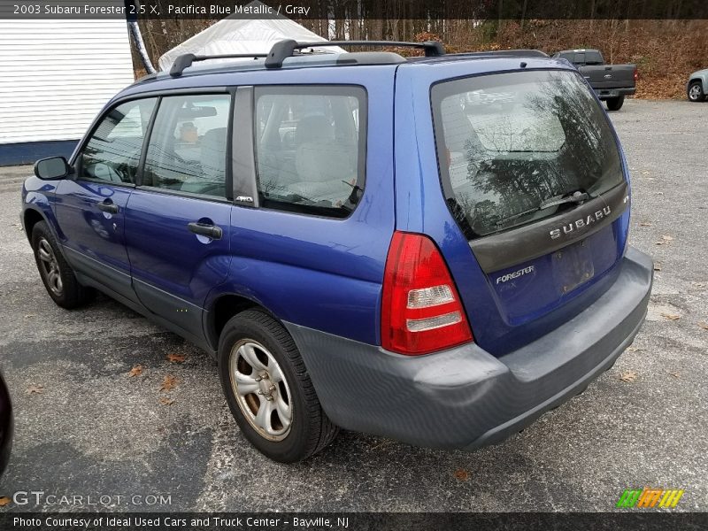 Pacifica Blue Metallic / Gray 2003 Subaru Forester 2.5 X
