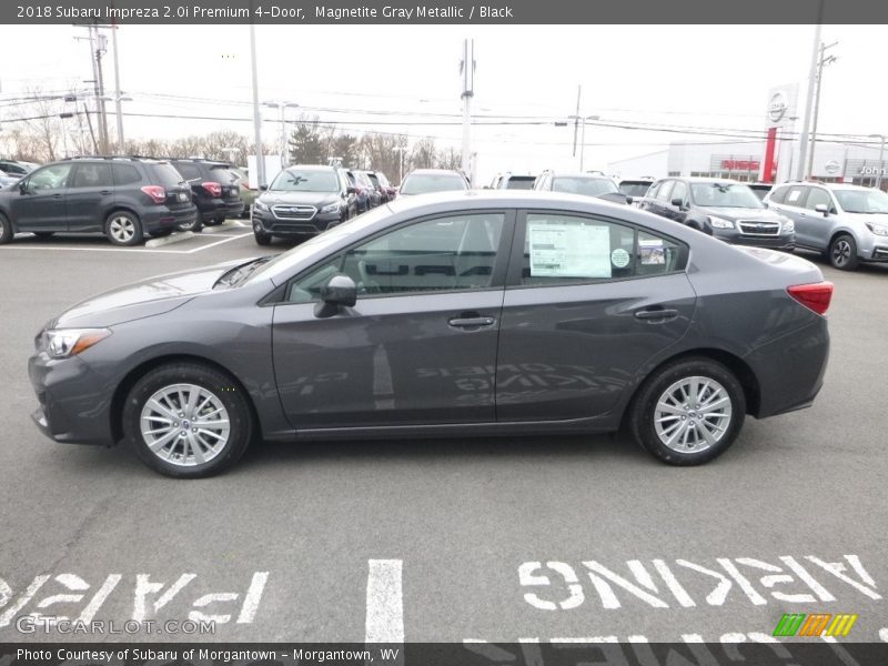 Magnetite Gray Metallic / Black 2018 Subaru Impreza 2.0i Premium 4-Door