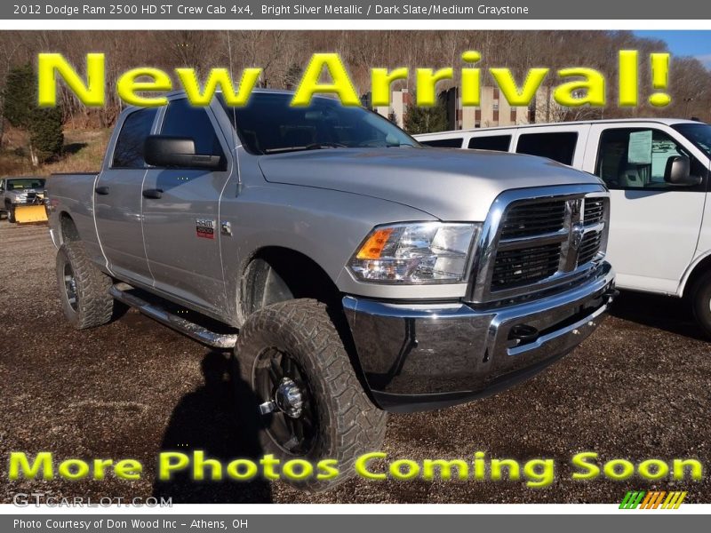 Bright Silver Metallic / Dark Slate/Medium Graystone 2012 Dodge Ram 2500 HD ST Crew Cab 4x4