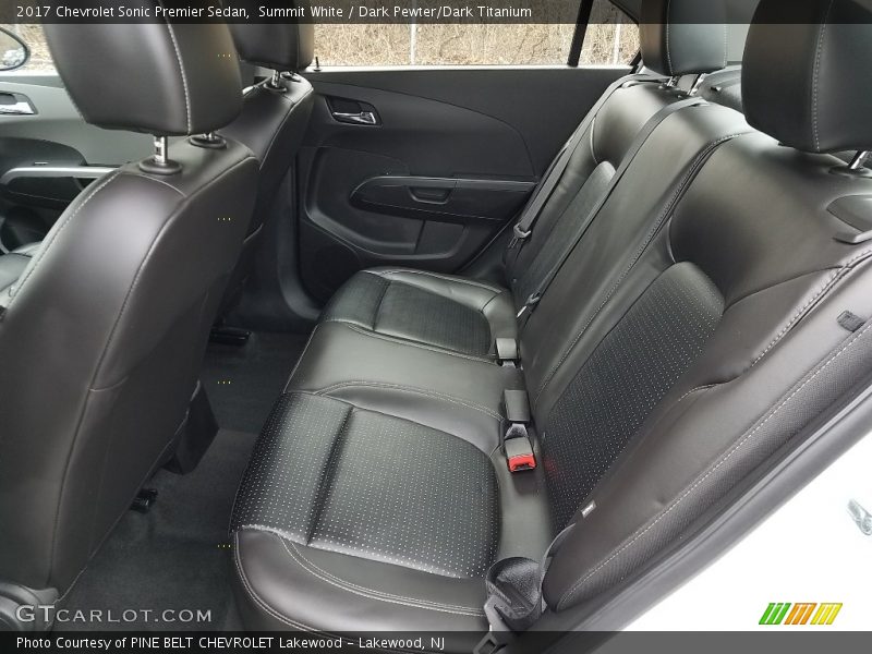 Summit White / Dark Pewter/Dark Titanium 2017 Chevrolet Sonic Premier Sedan