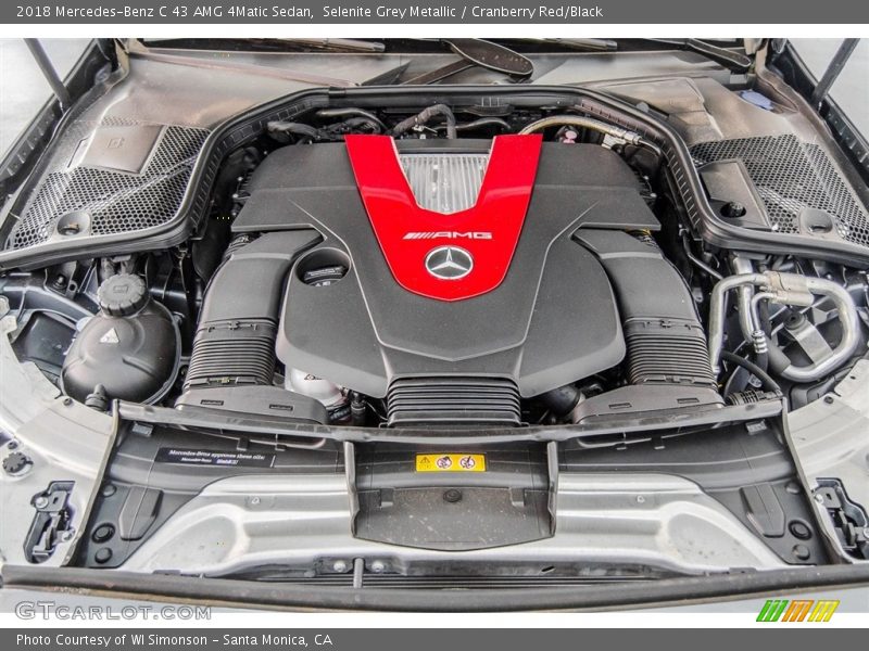  2018 C 43 AMG 4Matic Sedan Engine - 3.0 Liter AMG biturbo DOHC 24-Valve VVT V6