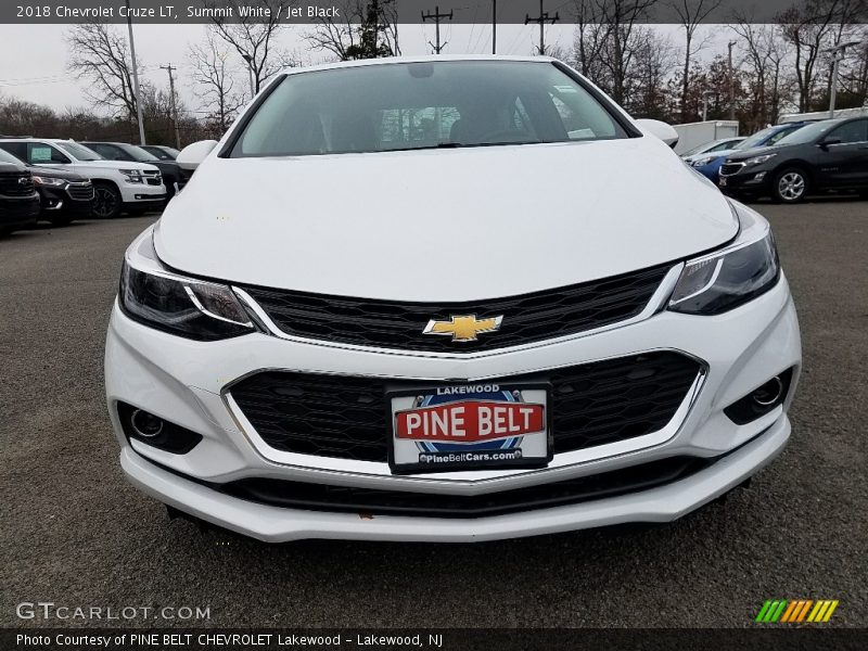 Summit White / Jet Black 2018 Chevrolet Cruze LT