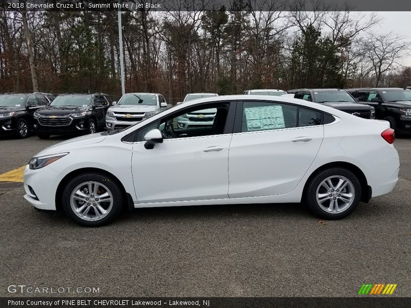 Summit White / Jet Black 2018 Chevrolet Cruze LT