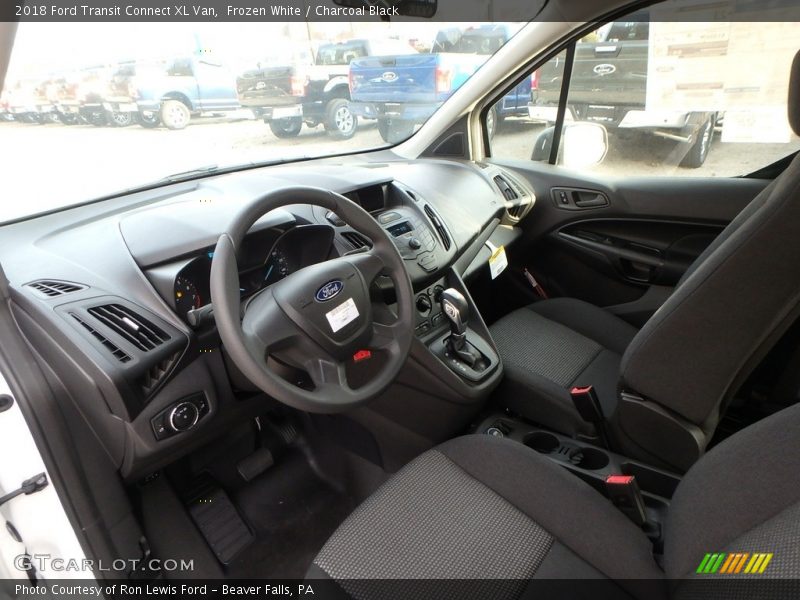  2018 Transit Connect XL Van Charcoal Black Interior