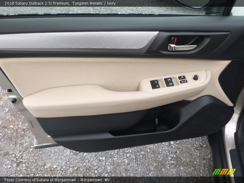 Tungsten Metallic / Ivory 2018 Subaru Outback 2.5i Premium