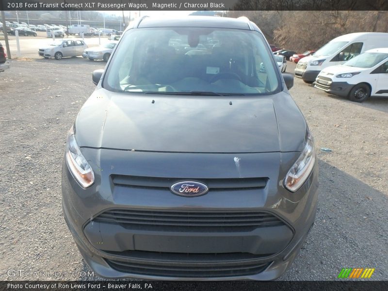 Magnetic / Charcoal Black 2018 Ford Transit Connect XLT Passenger Wagon