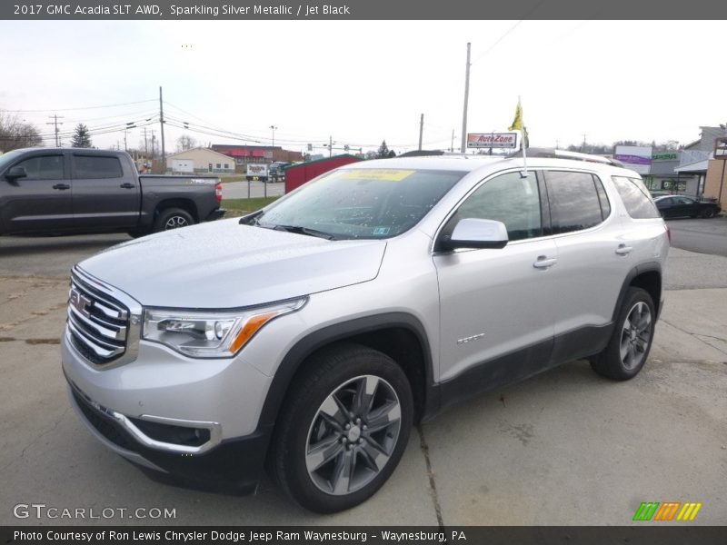 Sparkling Silver Metallic / Jet Black 2017 GMC Acadia SLT AWD