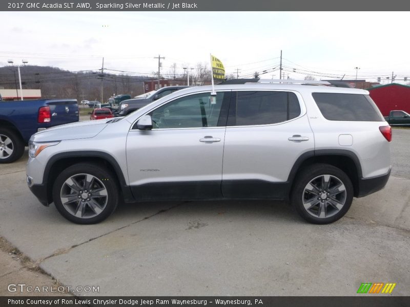 Sparkling Silver Metallic / Jet Black 2017 GMC Acadia SLT AWD