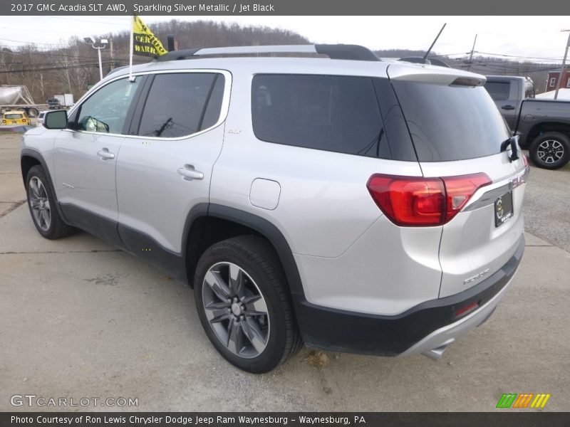 Sparkling Silver Metallic / Jet Black 2017 GMC Acadia SLT AWD