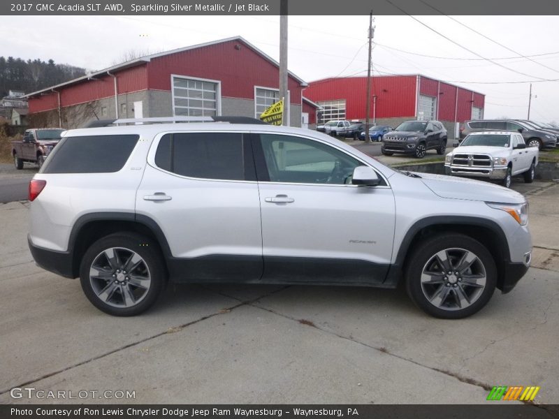 Sparkling Silver Metallic / Jet Black 2017 GMC Acadia SLT AWD